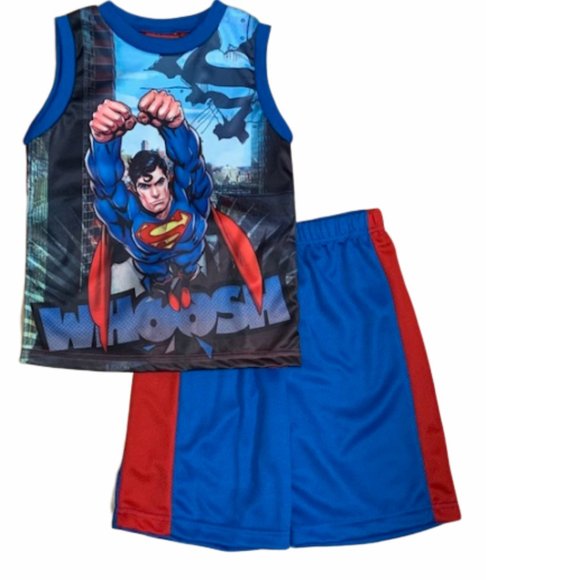 SUPERMAN KIDS SHORT SETS - Picture 1 of 2
